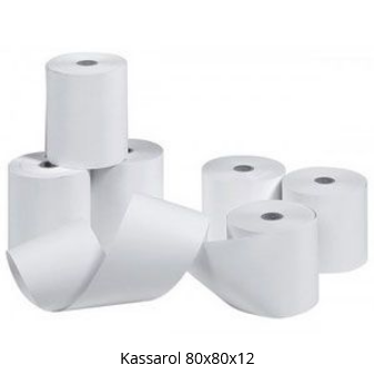 [19377] Rouleaux de Caisse 80 mm x 80 mm x 76 m 5 pcs