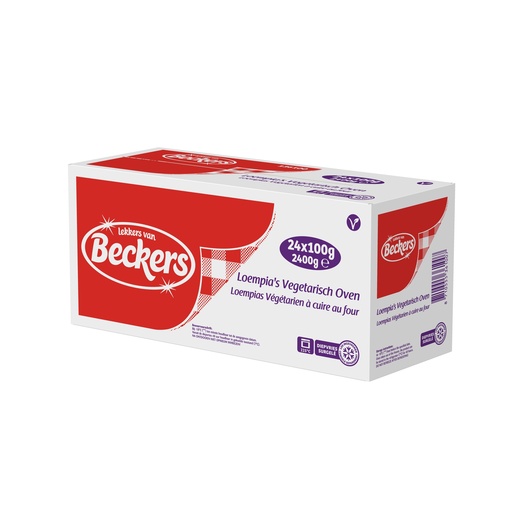 [0021] Loempia Oven Vegetarisch Beckers 24 x 150 gr