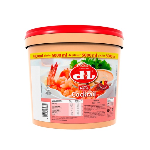 [5625] Cocktail Saus Chef René Devos Lemmens Emmer 5 L