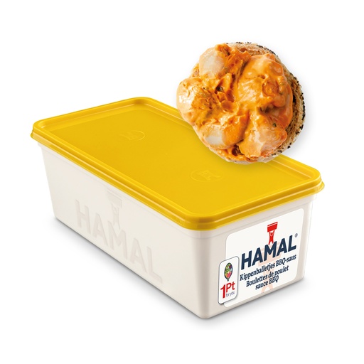 [PR/21871] Kippenballetjes in BBQ saus Hamal 1 kg