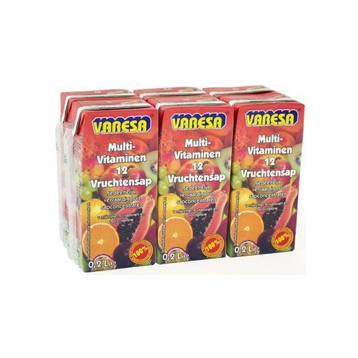 [PR/21884] Multi-vitaminensap Varesa Brikken 6 x 0.2 L