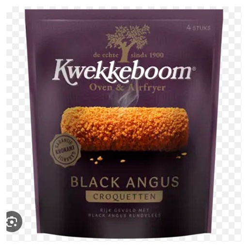 [W0708] Four Black Angus Croquettes Buitenhuis 4 x 75 gr