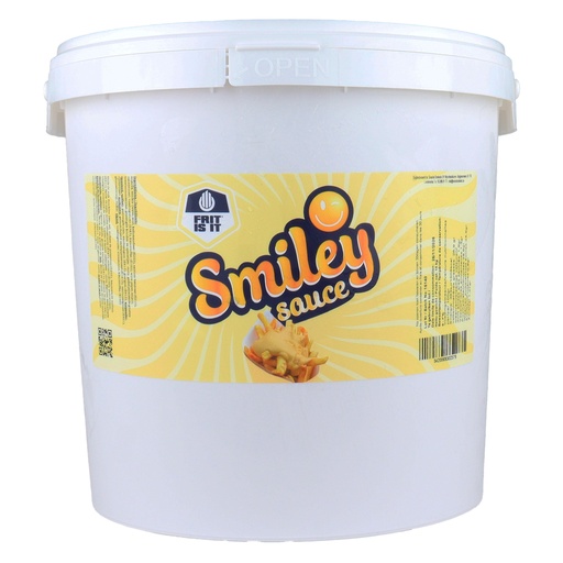 [PR/22644] Smiley Sauce Frit is it Bucket 10 L 