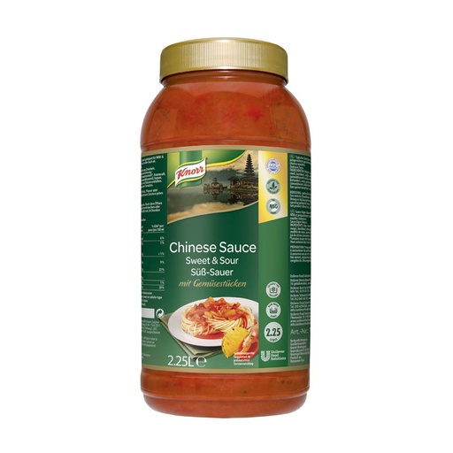 [PR/22735] Chinese Sweet & Sour saus Kant & Klaar Knorr 2,20 L