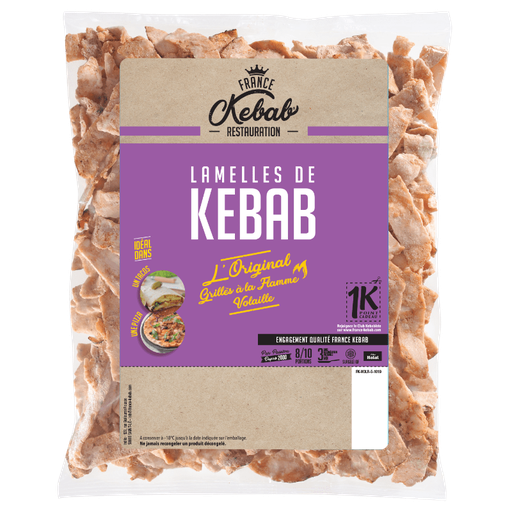 [PR/22738] Poultry Kebab Slices - France Kebab - 850 gr