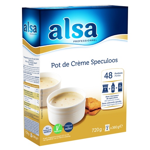 [PR/22992] Pot de Crème Speculoos ALSA Dr. Oetker 720 gr