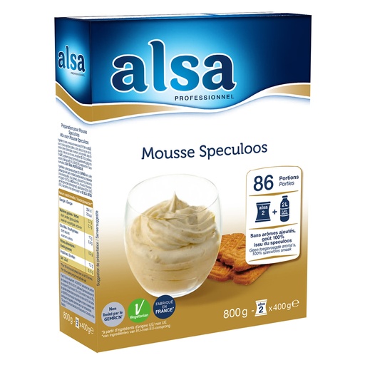 [PR/23000] Mousse Speculoos ALSA Dr. Oetker 800 gr