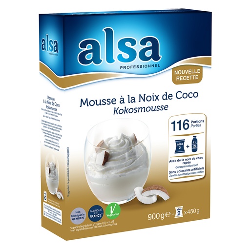 [PR/23002] Mousse à la Noix de Coco ALSA Dr. Oetker 900g