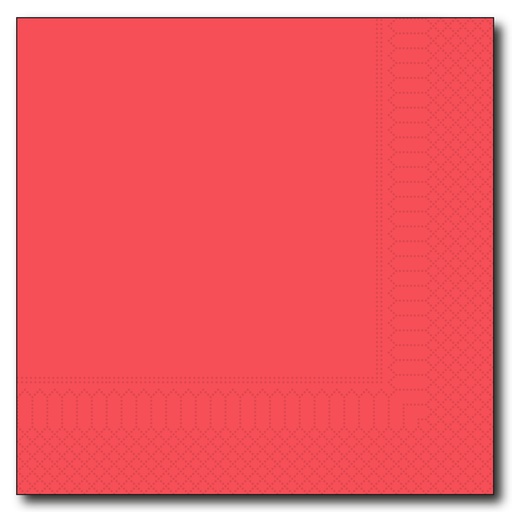 [5461] Servet Rood (33x33cm) 2 lg 100 st