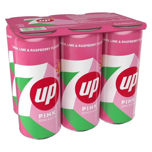 [PR/23078] Seven Up Pink Zero Blik 24 x 33 cl