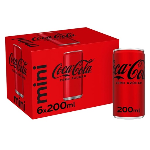 [PR/23085] Coca Cola Zero Mini Blik 24 x 20 cl