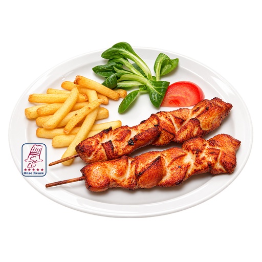 [PR/23611] Fried Chicken Breast Skewer 100 gr Halal Rucofoods 4 x 2,5 kg