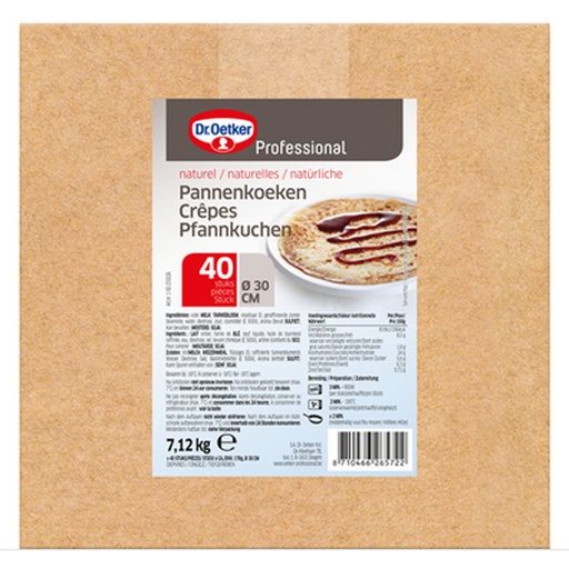 [PR/23923] Pannenkoeken 30 cm Dr. Oetker 40 x 178 gr