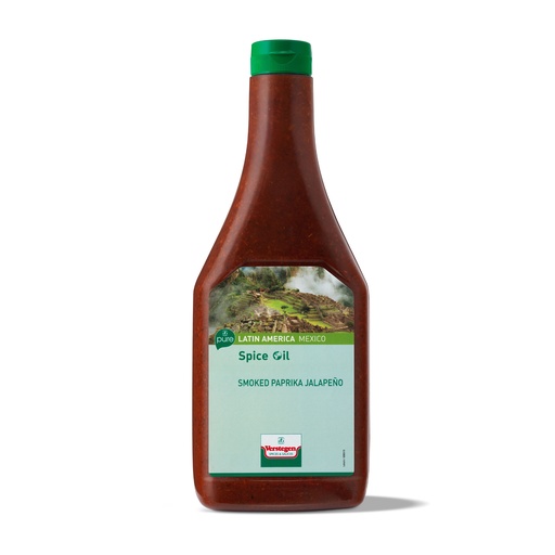 [7835] Spice Oil Smoked Paprika Jalapeno Pure Verstegen 870 ml