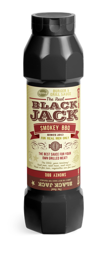 [6260] Smokey Barbecue Black Jack Remia Tube 800 ml