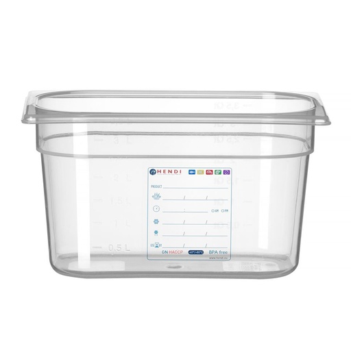 [170029] Gastro Normbak 1/4 - Pp - 150Mm - Hendi - 880364