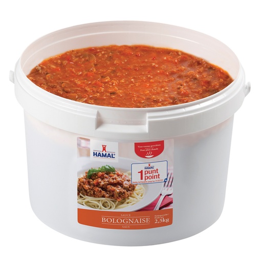 [3499] Sauce bolognaise Hamal – Seau 2,5 kg