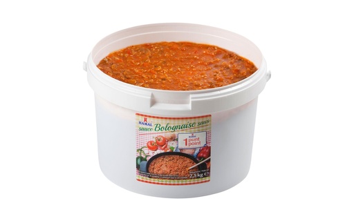 [3499] Sauce bolognaise Hamal – Seau 2,5 kg