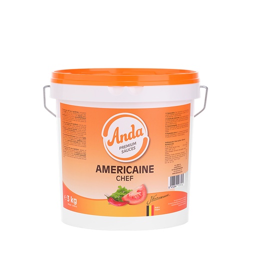 [6977] Americaanse Saus Chef Anda Emmer 3 L