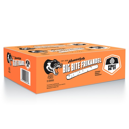 [0273] Frikandel Big Bite Frit is it 40 x 100 gr