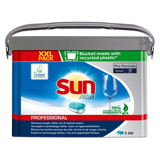 [14912] Sun Profesional All In 1  Vaatwastabletten  200 st