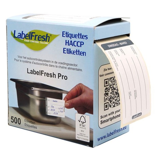 [19924] Labelfresh Pro Etiquette Vendredi 500 pcs