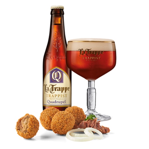[7400] Bitterballen La Trappe Quadruppel De Jong 64 x 30 gr