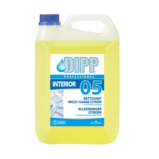 [4911] Allesreiniger Citroen Geel Dipp (05) Can 5 L