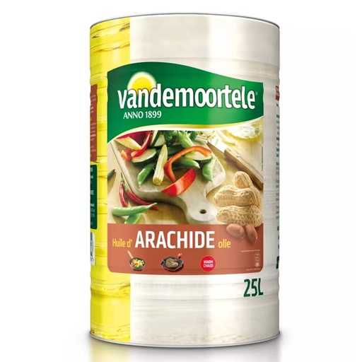 [19159] Arachide Olie Vandemoortele Can 25 L