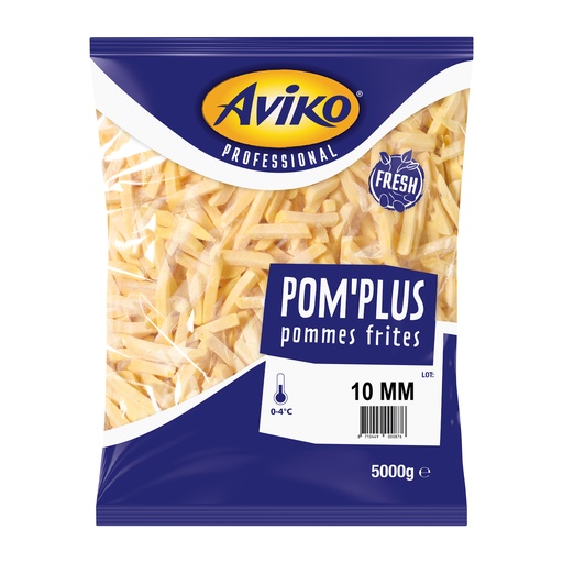 [W3376] Frieten 10 mm Voorgebakken Artisanaal Aviko 5 kg
