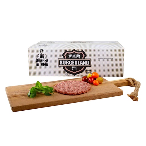 [8210] Beefburger 100 gr Rustiek Burgerland 54 x 100 gr