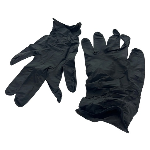 [4991] Handschoenen Nytril Zwart S Poedervrij 100st.