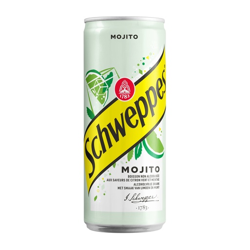 [19282] Schweppes Mojito Regular Blik 2 4x 33 cl