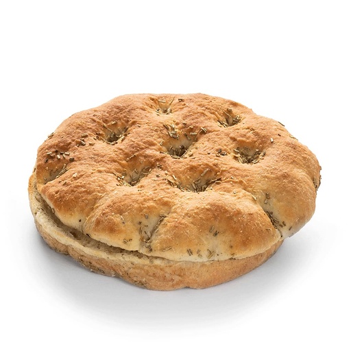 [8573] 0265 Focaccia Roll Fine Herbs Pre-Slices La Lorraine 50 x 100 gr