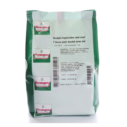 [7883] Budget Kip Kruiden Met Zout Verstegen 1 kg