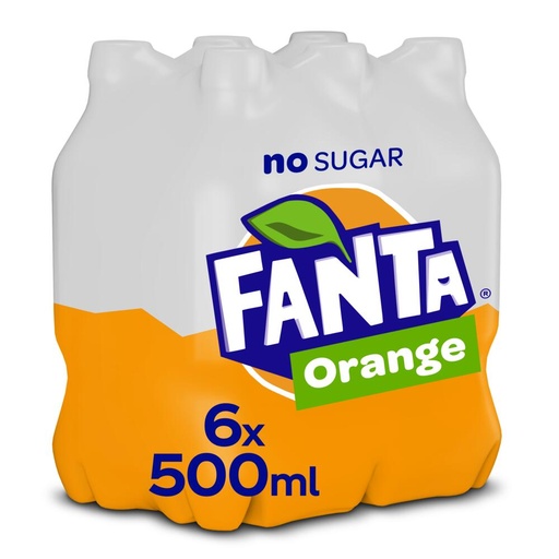 [5024] Fanta Orange Zero Pet 4 x 6 x 50 cl