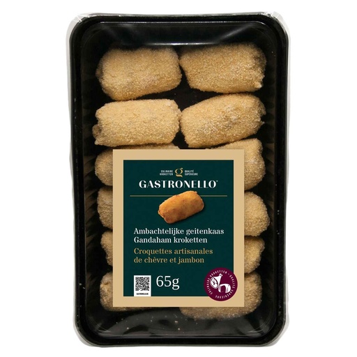 [0954] Croquette Fromage Chèvre/Ganda Gastronello 12 x 65 gr