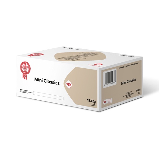 [0123] Mini Classics Mix 6 Soorten Vanreusel 96 x 20 gr