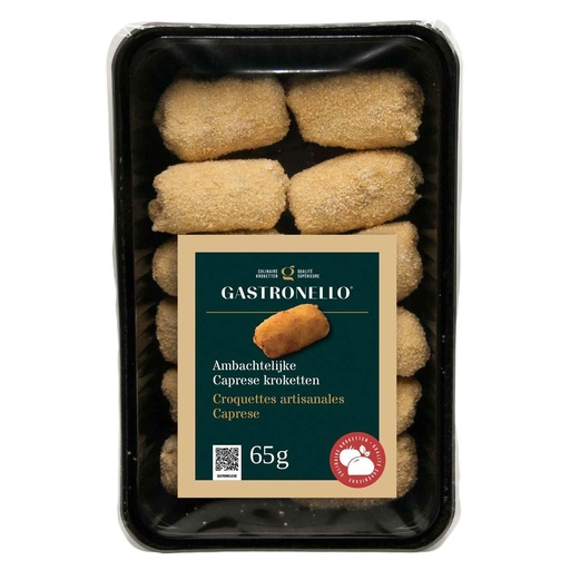 [0950] Ambachtelijke Caprese Kroketten Gastronello 12 x 65 gr