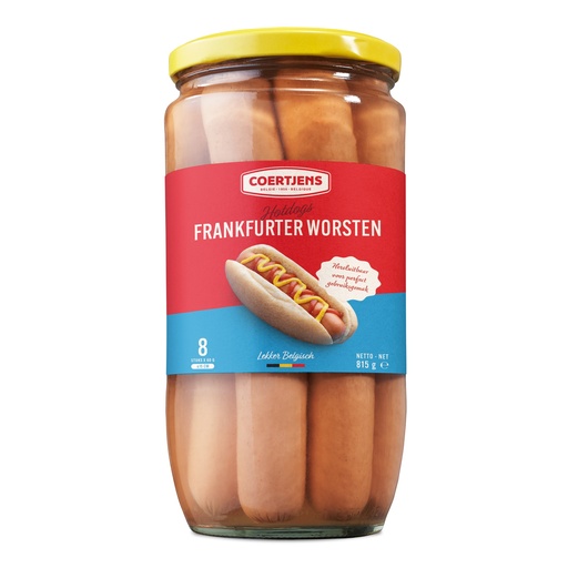 [3112] Frankfurterworst Coertjens Glas 8 x 60 gr
