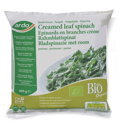 [W6000] Spinazie Room Porties Ardo 750 gr