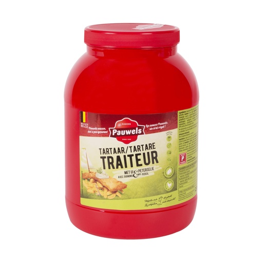 [6102] Tartaar Saus Traiteur Pauwels Pet 3 L