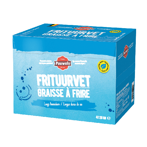 [6214] Frying Fat Bleu Pauwels 4 x 2,5 kg