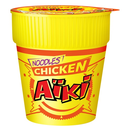 [W7551] Cup Chicken Noodles Aiki 68 gr