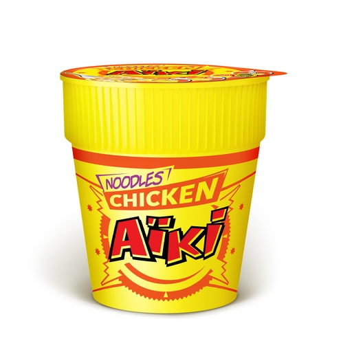 [W7551] Cup Chicken Noodles Aiki 68 gr