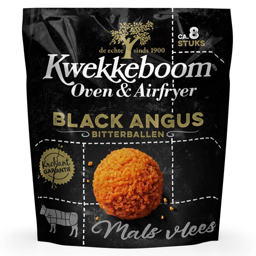 [W0713] Four Black Angus Boule Apero Kwekkeboom 8 x 30 gr
