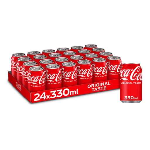 [8300] Coca-Cola Can for Vending Machines 24 x 33cl