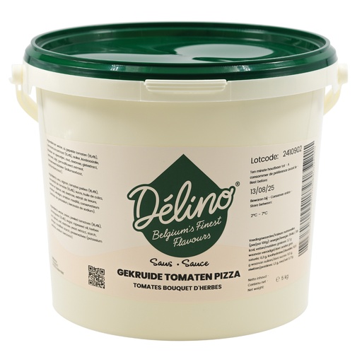 [2025] Tomaten Saus Pizza - Gekruid - Delino 5 kg