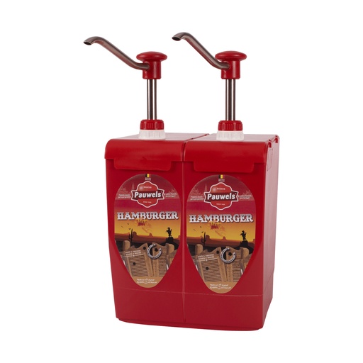 [6170] Hamburger Hot Saus Pauwels Bag 5 L