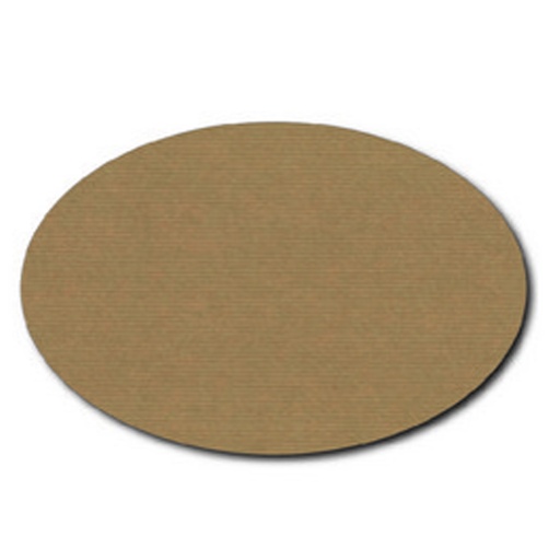 [5480] Schotelpapier Kraft Ovaal Gautier 500 st